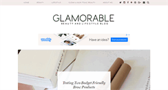 Desktop Screenshot of glamorable.com